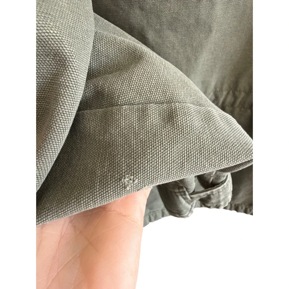 Vintage Structure Olive Green Utility Field Jacket Military Workwear Coat Mens M